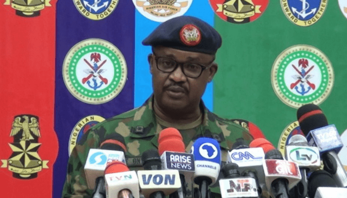 Bernard Onyeuko (Major General), Acting Director, Defence Media Operations (DMO)