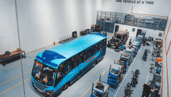 electric mass transit bus