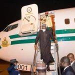 APC convention 2022 - Buhari's arrival