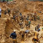 Illegal mining in Plateau
