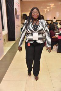 Arrival of Adetola Bucknor-Taiwo, chairman, conference planning committee, the 2nd NBAWF annual conference.