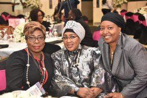 L-R: Justina Lewa; Muhammed Adama, and Safiya Balarabe.