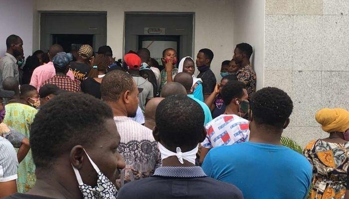 Nigerian bank customers