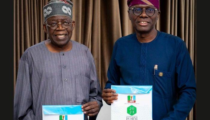 Governor Sanwo-Olu with APC governorship forms