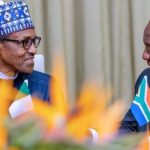 Ramaphosa during his visit to Nigeria