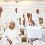 Rotimi Amaechi in Ile- Ife meets Ooni