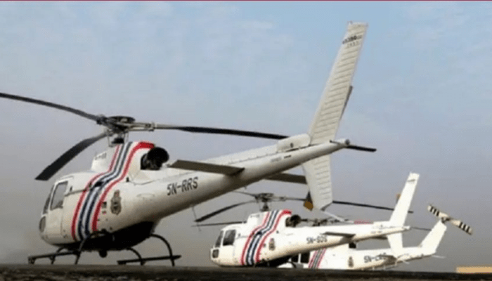 Police Bell 429 helicopter