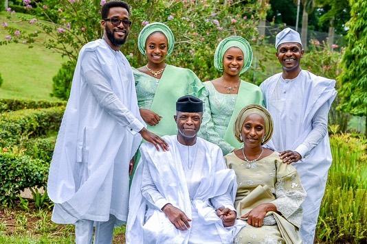 Yemi Osinbajo and family