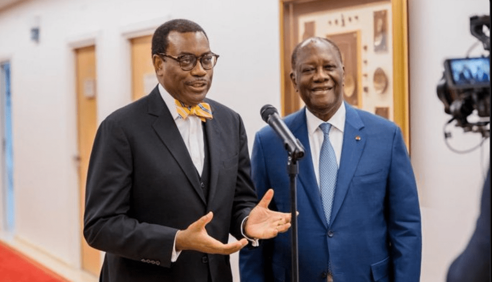 Akinwunmi Adesina and Alassane Quattara