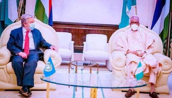 Antonio Guterres and Buhari