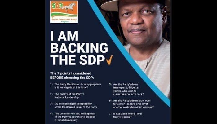 Atedo Peterside joins SDP