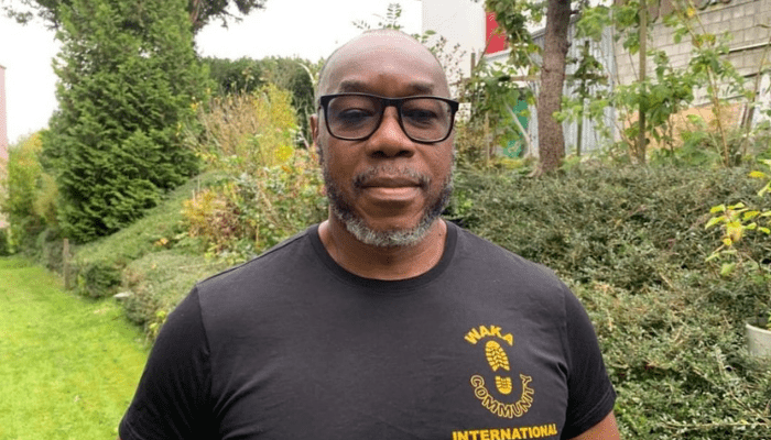 Lawrence Mba, the founder of Waka community International