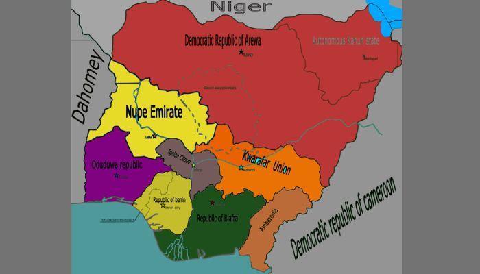 map of Nigeria