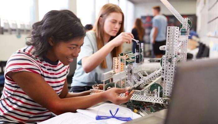 young women in STEM