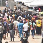 Picture of Nigerians registering for their Permanent Voters Card (PVC)