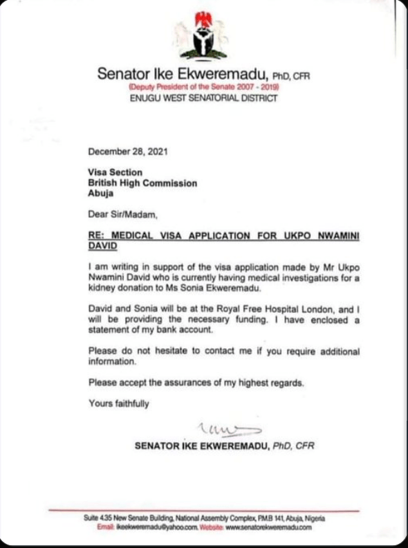 Document from Dino Melaye