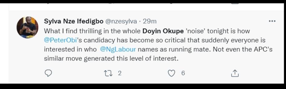 Choice of Okupe as Obi's running mate discomforts supporters 