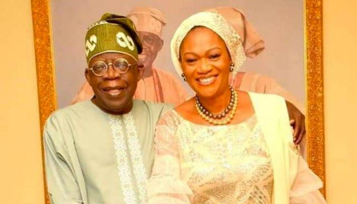 Tinubu and wife
