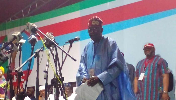 Tinubu at APC presidential primary election