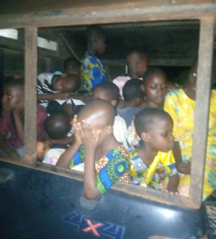 Police confirms rescue of 50 children