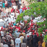 NLC solidarity protest