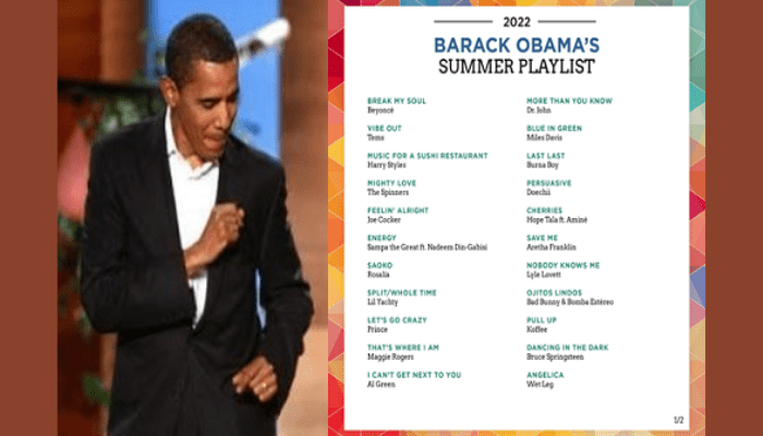 Obama’s playlist