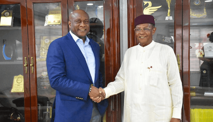 Baba Ahmad Jidda and Allen Onyema