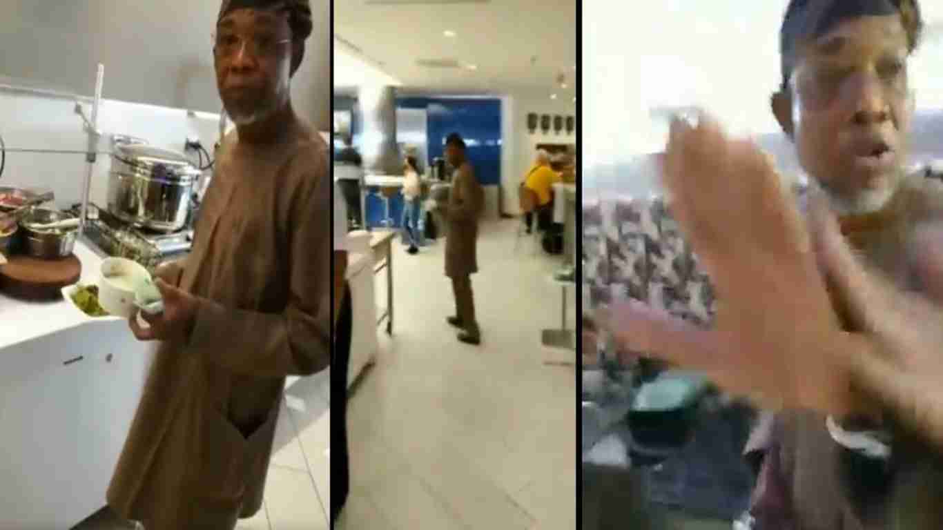 Aggrieved Man harasses Aregbesola abroad