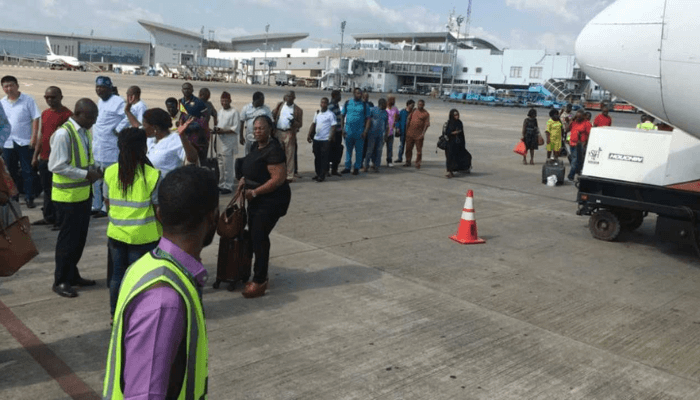 Air transport workers