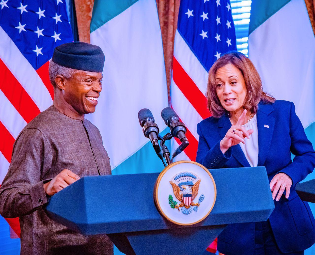 Kamala Harris and Yemi Osinbajo
