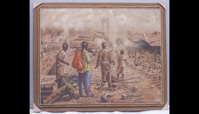 A work by Prince Saheed Adelakun.