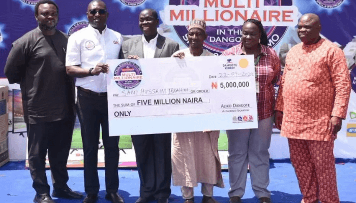 Dangote cement promo