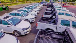 Patrol vehicles donated by Nasarawa State government 