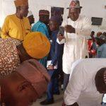 Party leaders signing the peace accord register in Ilorin, Kwara State
