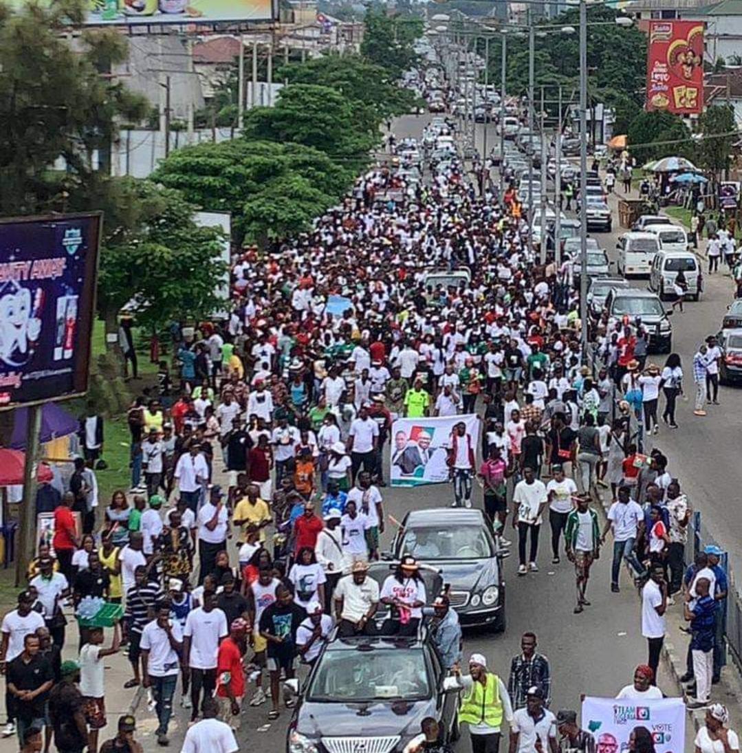 Rally for Peter obi in Calabar