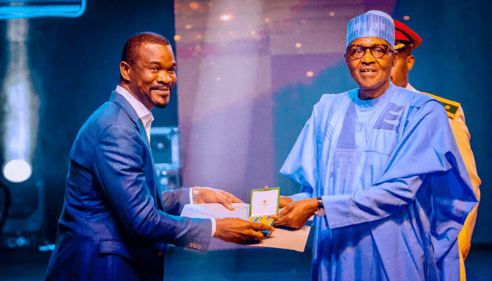 Muhammadu Buhari and Richard Nyong