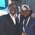 Akinwunmi Adesina, AfDP president; with Mohammed Abdullahi