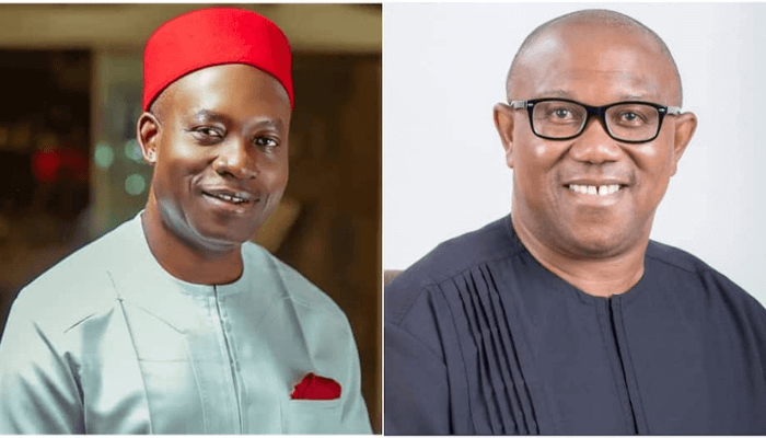 Chukwuma Soludo and Peter Obi