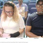 Annkio Briggs (l) with Aaron Anyanwu