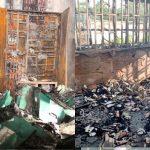 Burnt INEC facilities
