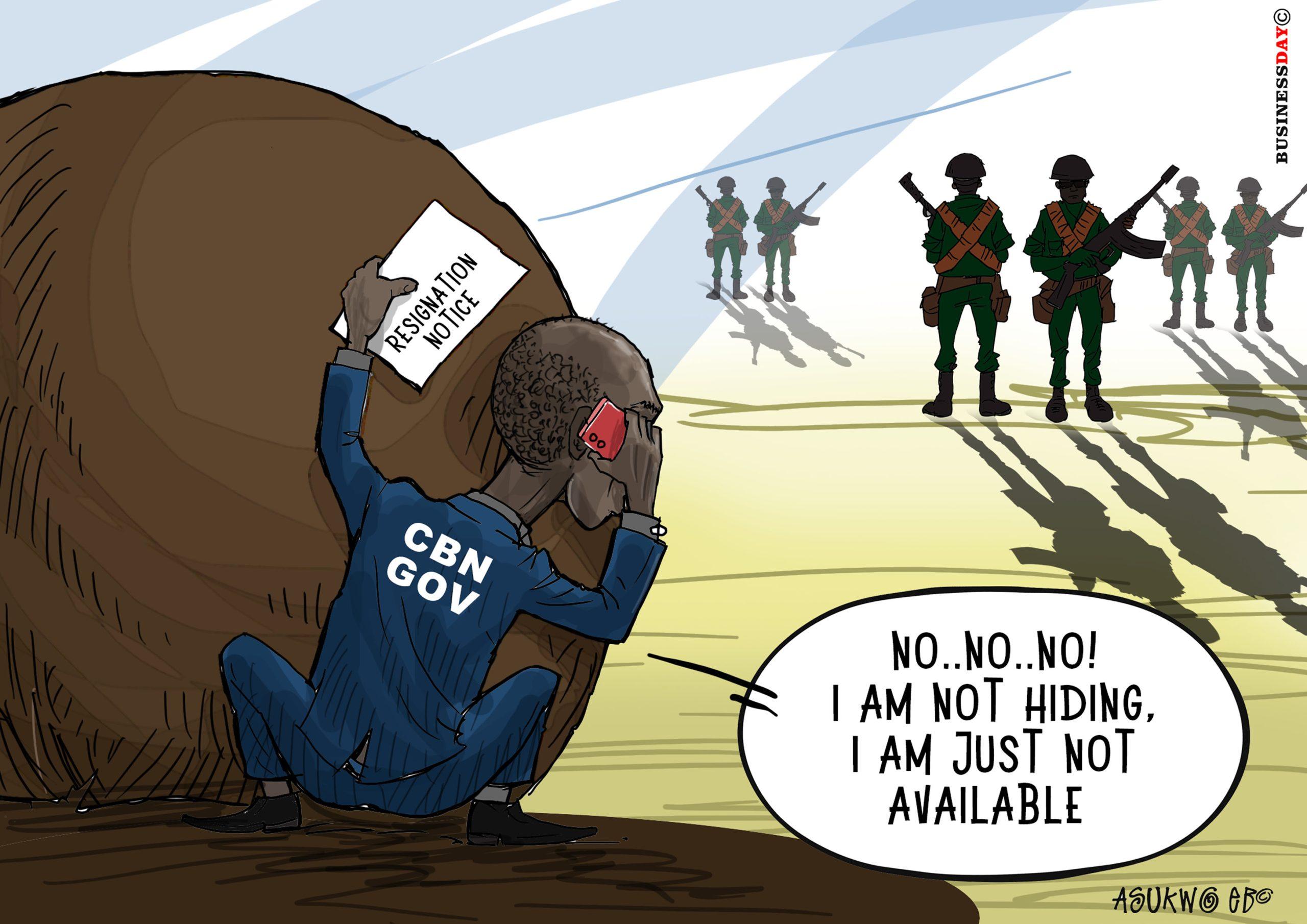 Banking on his absence