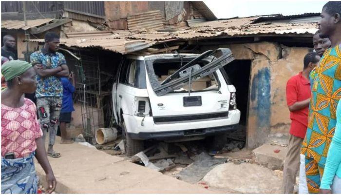 In 2020 an SUV reportedly veered off the road and rammed into a building