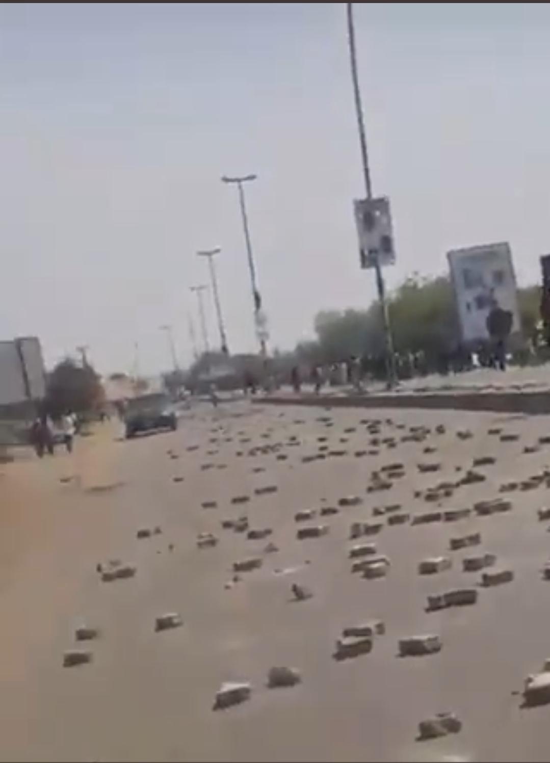 Mob stones Buhari's helicopter in Kano 