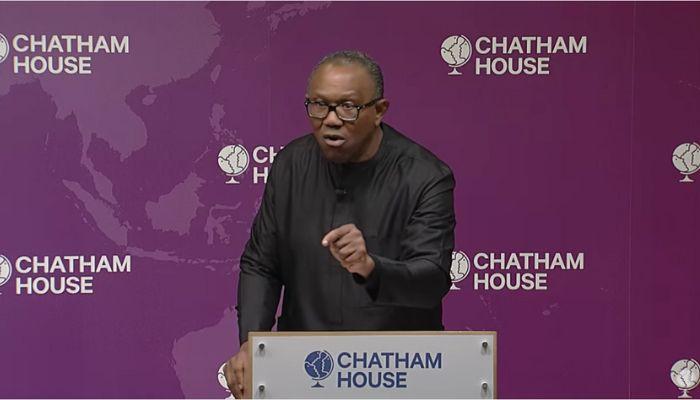 Peter Obi discusses his policies in Chatham House