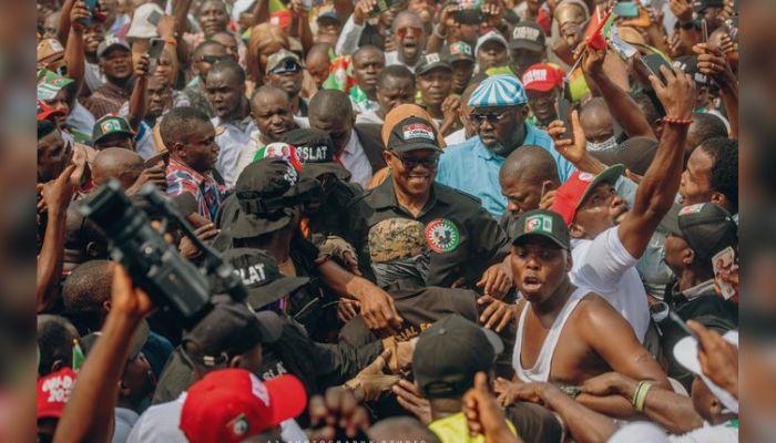 Peter Obi in Warri