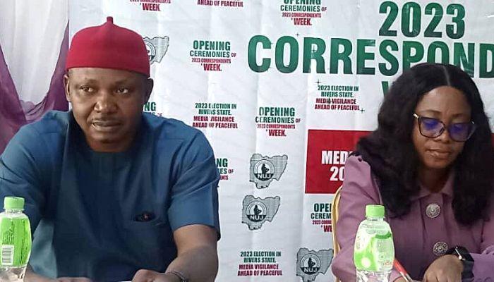 Isaac Usulor of INEC and Sylvia Adeneye of NEPC (1)