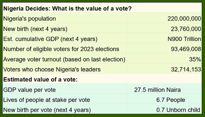 Nigeria Decides, What is the value of a vote (1)