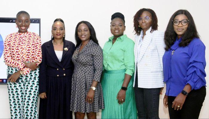 L-R: Ayeesha Kashopefoluwa Ibrahim, Team Lead, Branding and Communications, ACT Foundation; Titilope Oguntuga, head, Sustainable Development and Corporate Brand, Lafarge Africa Plc; Tolulope Olorundero, Global Public Relations Consultant and founder, Nigerian Women in PR; Eniola Alli- Faweya, Lead, Corporate Communications, International Breweries; Ololade Johnson-Agiri, Head, Corporate Affairs and Sustainability, BAT, Thelma Okoh, Council Member, Nigerian Institute of Public Relations, during the NWIPR Experiencing PR 2023 Stakeholder round table discussion held recently in Lagos.