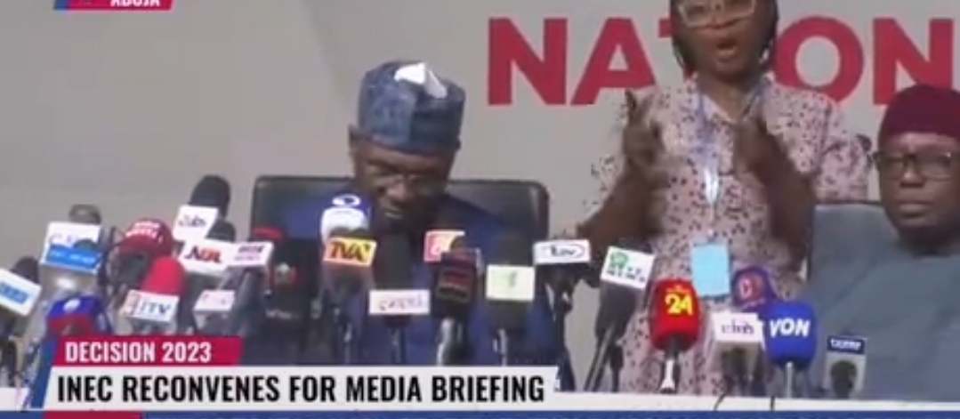 INEC media briefing presidential election 2023