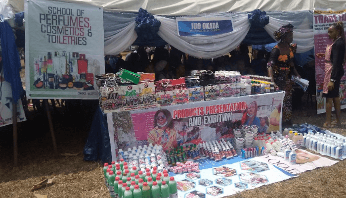 Students products in Igbinedion